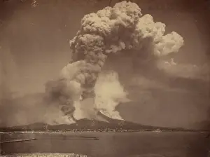 Active Volcanoes In Europe Stampe: Mount Vesuvius, active
