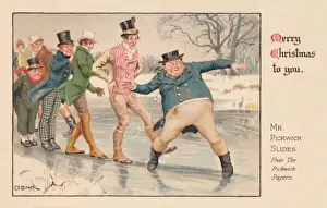 Charles Dickens Characters Stampe: Mr Pickwick
