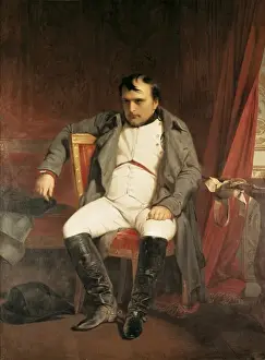 Stampe di Napoleone dopo la sua Abdicazione. Hippolyte Delaroche (1797-1856). Olio su tela. Data: 1814 Hippolyte Delaroche Stampe: Napoleone dopo la sua Abdicazione