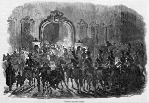 Spanish History Figures Stampe: Narvaez Resigns