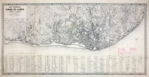 Portogallo Stampe: Mappa di Lisbona