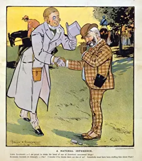 Satirical Cartoon Prints Stampe: A natural inference