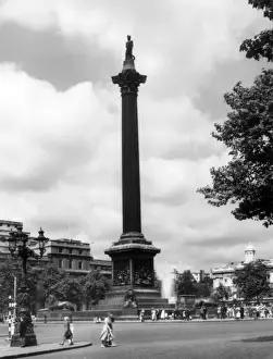 Trafalgar Square Landmark Stampe: Nelsons Column