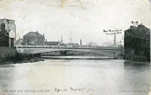 England Historical Landmarks Stampe: The New Exe Bridge, Exeter, Devon