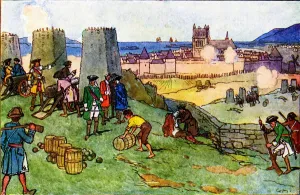 Contea Di Londonderry Stampe: Assedio di Derry da forze giacobitte