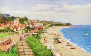 Regno Unito Stampe: Spiaggia, Budleigh Salterton, Devon Orientale