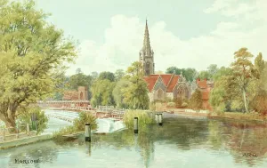 Regno Unito Stampe: Fiume Tamisa a Marlow, Buckinghamshire