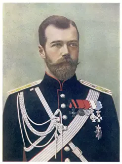 Leader Russi Stampe: Re Nicolas II / Diritti di successione 01