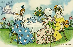 Florence Hardy Artwork Stampe: Five o clock tea