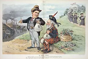 Andrew Carnegie Cartoon Stampe: An object lesson