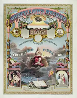 Vintage Record Collection Stampe: Oddfellows record