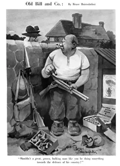 Bruce Bairnsfather Artwork Stampe: Old Bill and Co