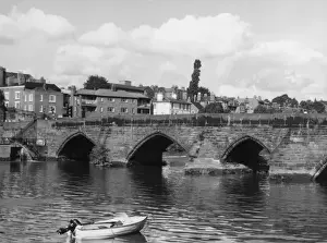 Medieval Bridge Architecture Stampe: Old Dee Bridge