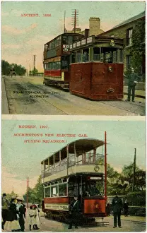 Le vecchie e nuove forme dei tram di Accrington