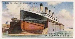 RMS Olympic History Stampe: Olympic in Dock
