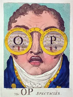British Satire Art Stampe: The OP spectacles