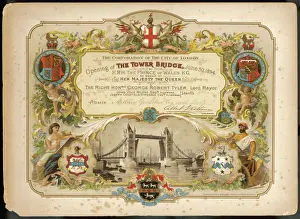 Historic Bridges UK Stampe: Opening of Tower Bridge