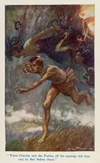 Oreste Stampe: Ifigenia e le Erinni