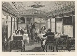 Train Travel Nostalgia Stampe: Orient Express / Diningcar