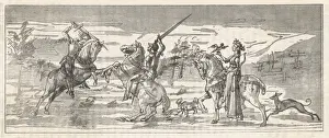 Arthurian Legend Stampe: Palamon and Arcite