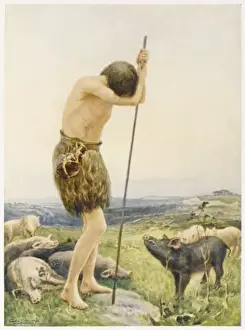Parable Of The Prodigal Son Stampe: Parable of Prodigal Son