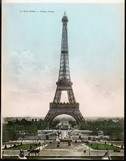 Early 20th Century Art Stampe: Paris / Eiffel Tower C1905