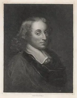 17th Century Philosopher Stampe: Pascal (Champagne)