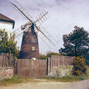 Norfolk Windmill Stampe: Paston Windmill