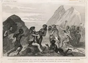 Pacific Ocean Exploration Stampe: Perouse / Easter Island