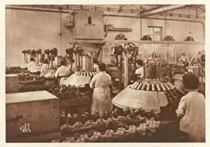 French Landmark Stampe: Perrier Source, Interior