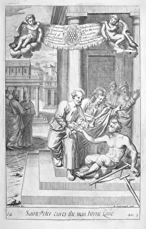 Christianity In The 19th Century Stampe: Peter cures ?