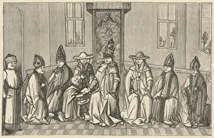 Pope Urban II Stampe: Peter Hermit / Jerusalem