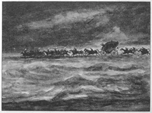 Historical Paranormal Images Stampe: Phantom Coach