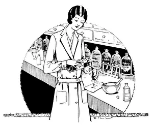 Pharmacist At Work Stampe: Pharmacist at Work