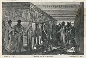 Ancient Greek Art History Stampe: Phidias at Work