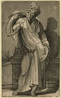 Chiaroscuro Art Stampe: A philosopher