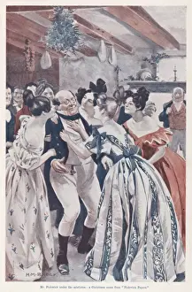 Classic Literature Art Prints Stampe: Picwick & Mistletoe