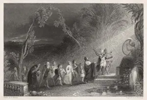 Classic Literature Illustration Stampe: PILGRIMs PROGRESS / 1678