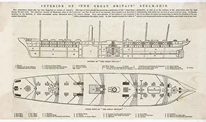 Piano della nave SS Gran Bretagna