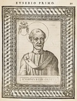 Early Christian Leaders Stampe: Pope Eusebius