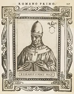 Early Christian Leaders Stampe: Pope Romanus