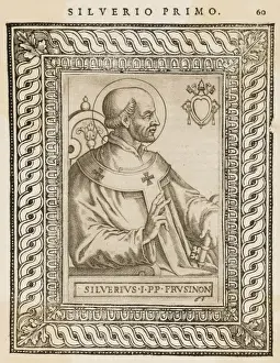 Early Christian Leaders Stampe: Pope Silverius