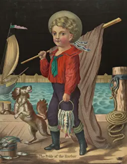 Fishing Nets Stampe: The pride of the harbor