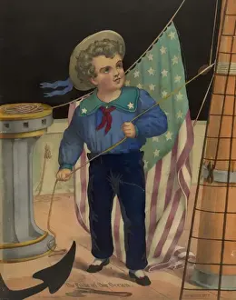 American Patriotism Stampe: The pride of the ocean