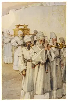 Old Testament Images Stampe: Priests at Jericho