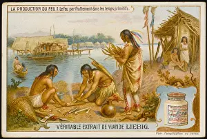 Early Human Tools Stampe: Primitive Firemaking