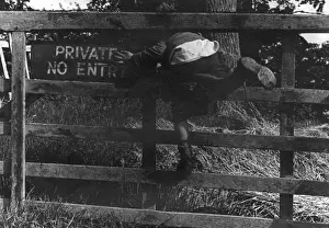 Funny Childhood Moments Stampe: Private No Entry