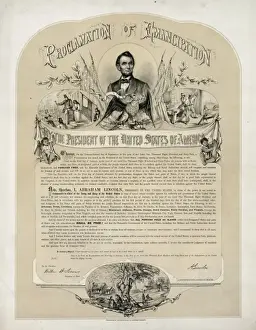 Historical Prints Online Stampe: Proclamation of emancipation