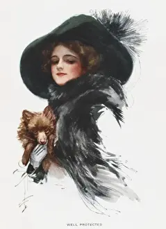 Elegant Female Portraits Stampe: WELL PROTECTED