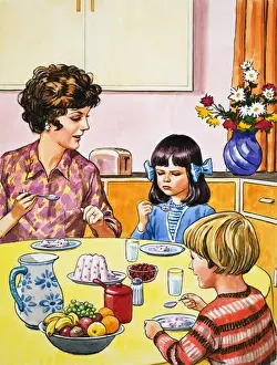 Milk Based Desserts Stampe: Pudding